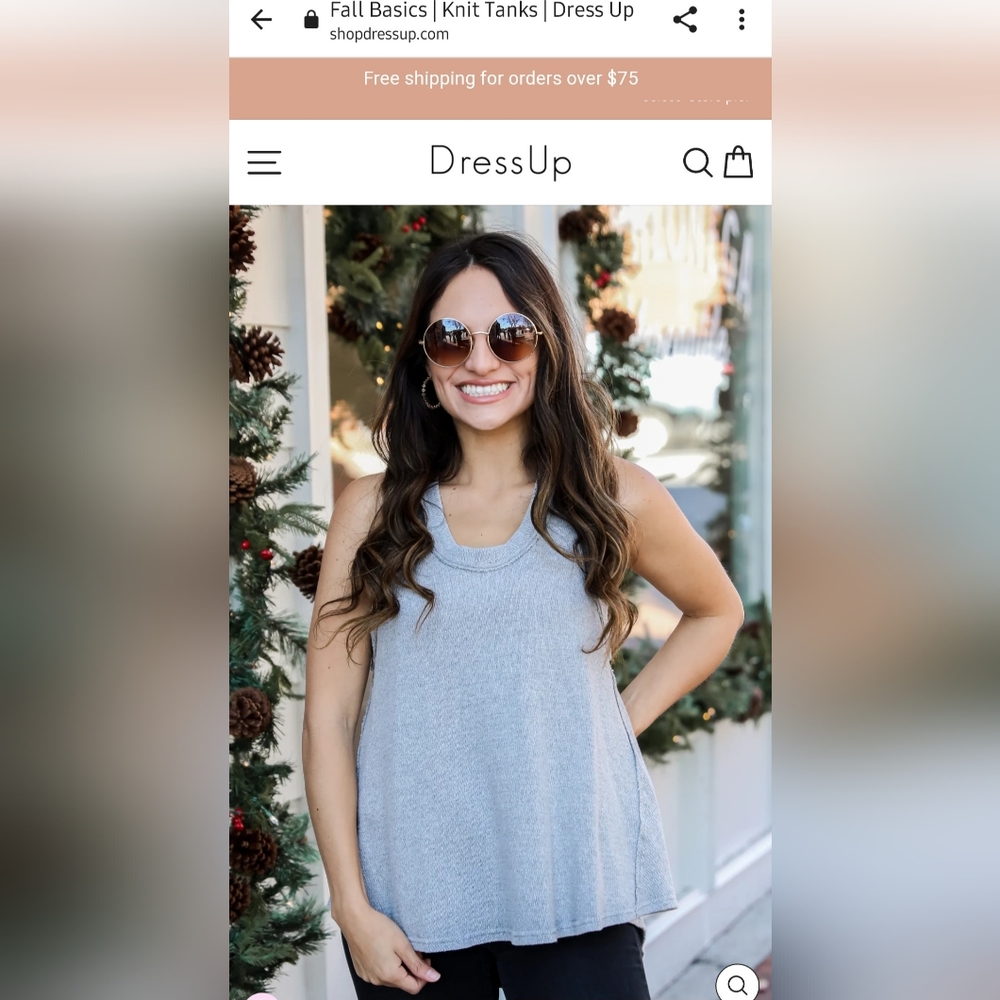 DressUp Fall is Calling Knit‎ Tank